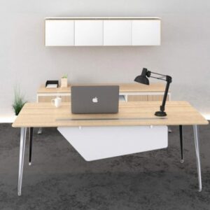 Corp Design Modern Rectangular Desk with Storage