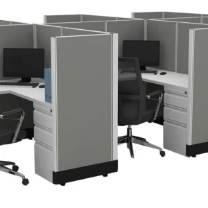 Office Star 6 Person Cubicle installed