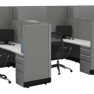 Office Star 3 Person Cubicle installed