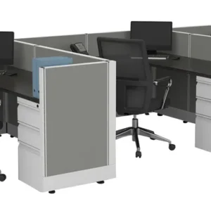 Office Star 3 Person Cubicles with Power installed