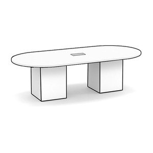 N9NE Racetrack Conference Table with Cube Base, 8′-20′ installed