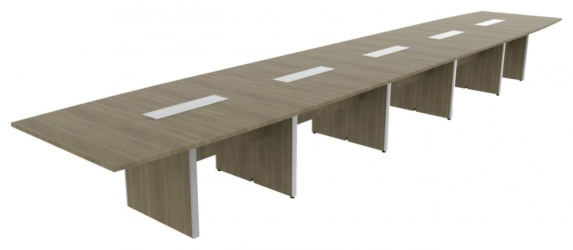Corp Design Large Boat-Shaped Conference Table - Image 2