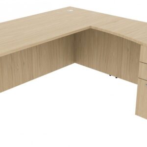 Corp Design L-Shaped Desk with Drawers
