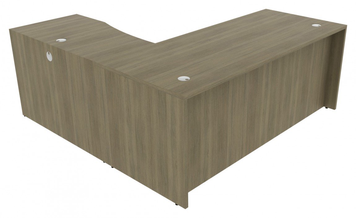 Corp Design L-Shaped Desk with Drawers - Image 2