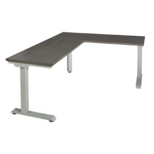 Office Star Ascend II 60″ x 72″ 3-Stage Electric L-Shaped Standing Desk installed