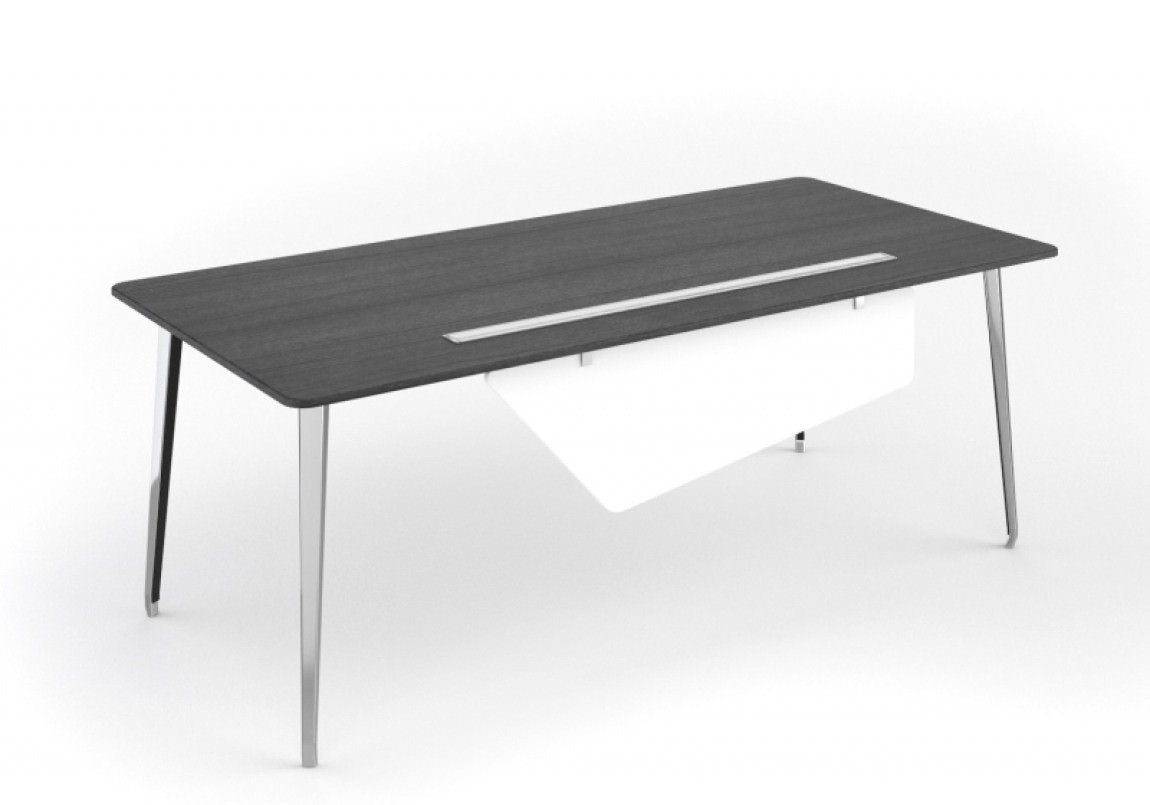 Corp Design OneSuite 78" Knife-Edge Rectangular Desk on Cast Aluminum Legs