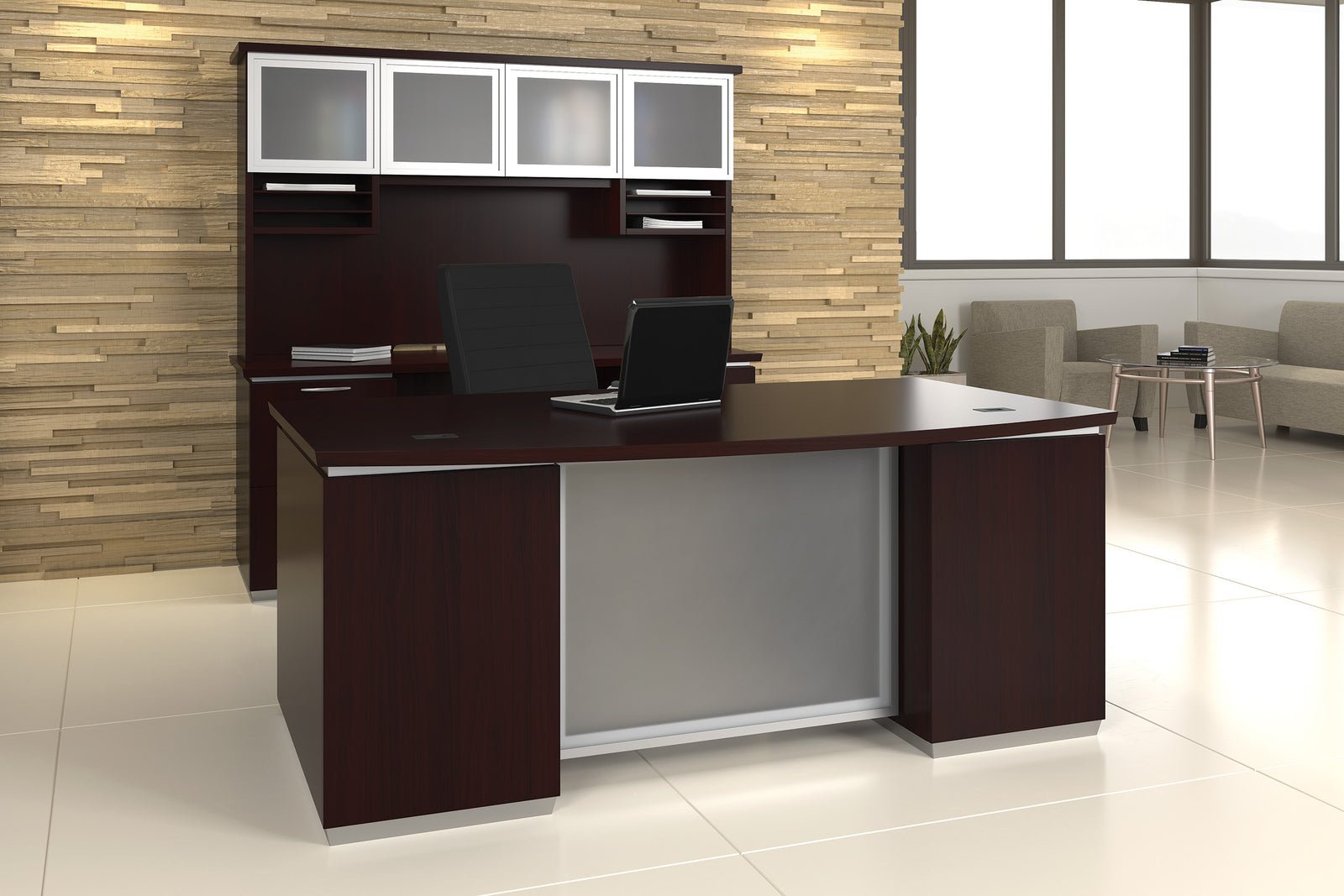 Executive Desk Suites installed