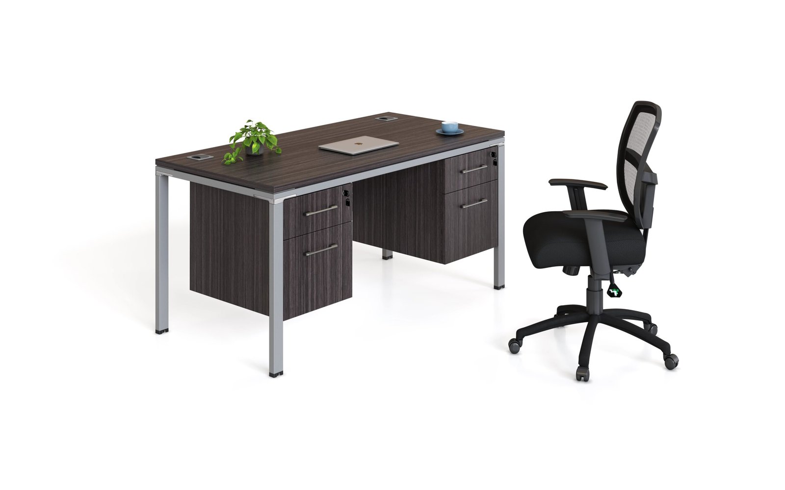 Boss Simple System Double Pedestal Desk (SGSD003)
