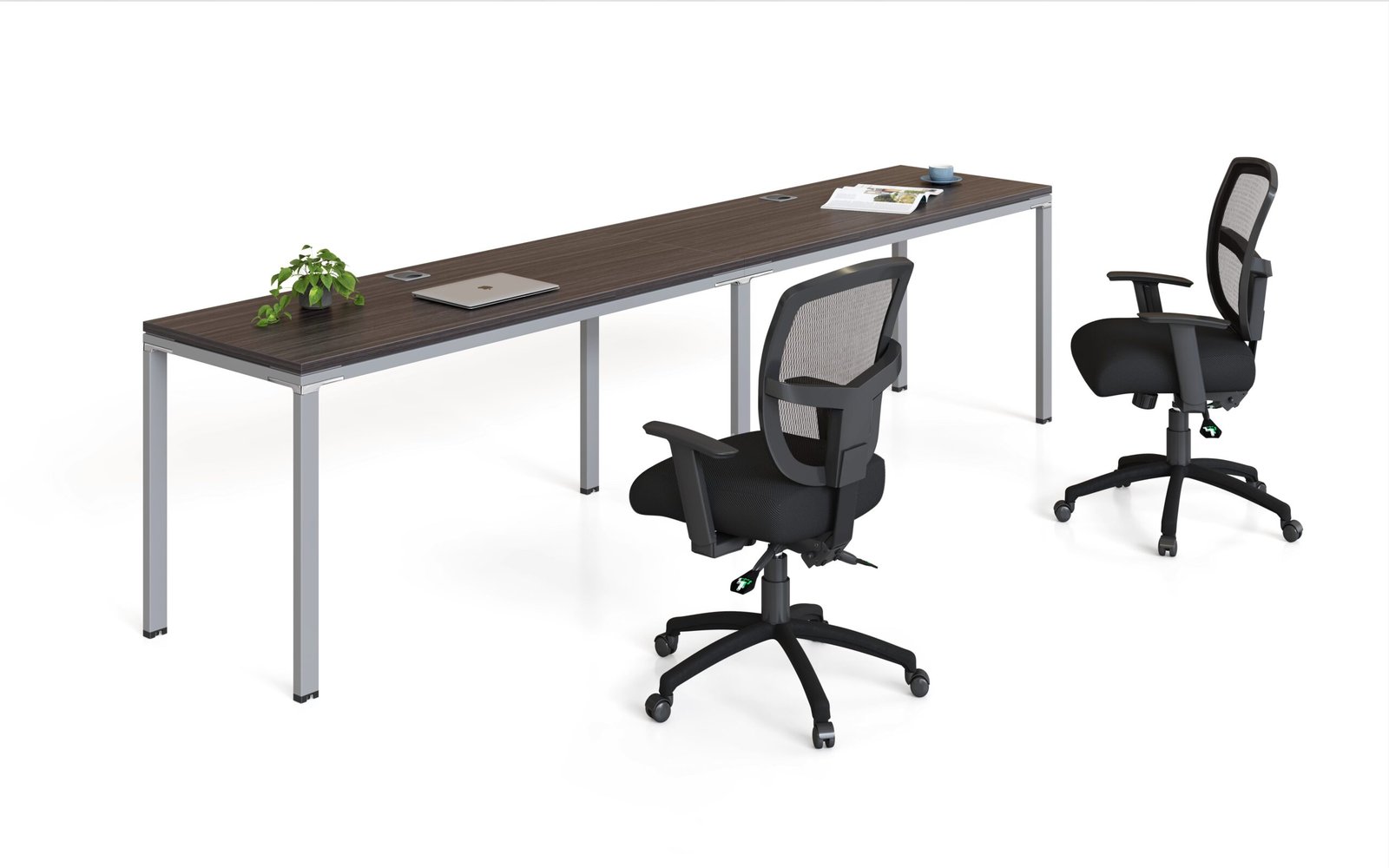 Boss Simple System Two-Desk Row, Side by Side (SGSD005)