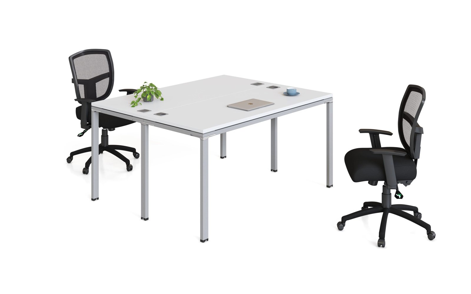 Boss Simple System Facing Desk Pair for Two (SGSD013) - Image 2
