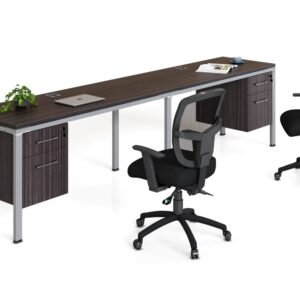 Boss Simple System Side-by-Side Desks with Pedestals (SGSD006)