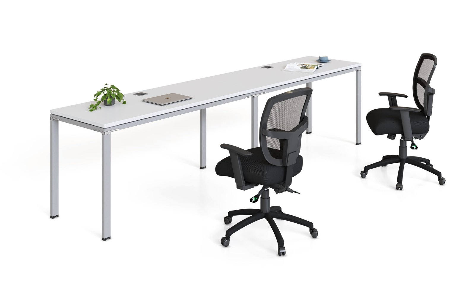 Boss Simple System Two-Desk Row, Side by Side (SGSD005) - Image 2