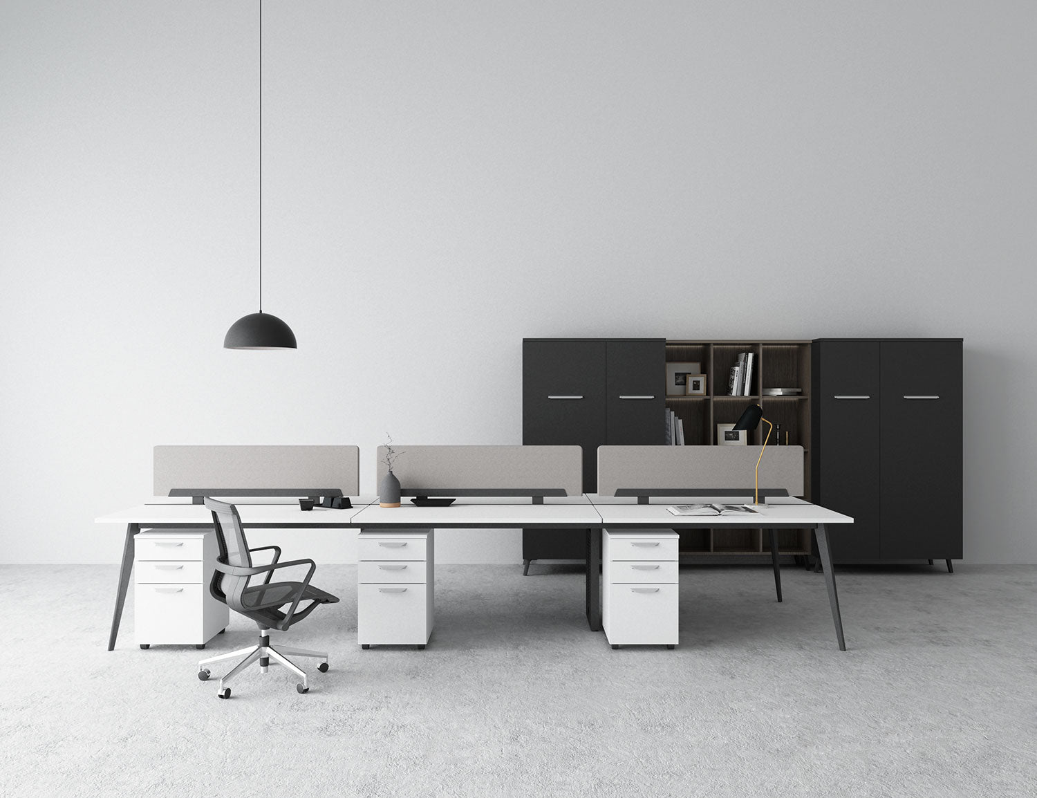 Benching & Sit-Stand Desks installed