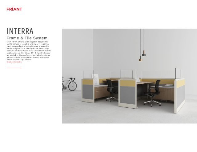 Friant Interra catalog cover
