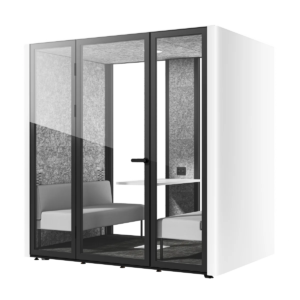 Friant ReddiSpace OurTime Deluxe 4-Person Office Pod & Meeting Booth installed