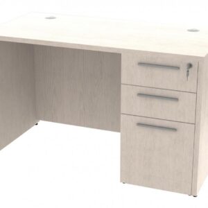 Corp Design Small Laminate Office Desk with Drawers