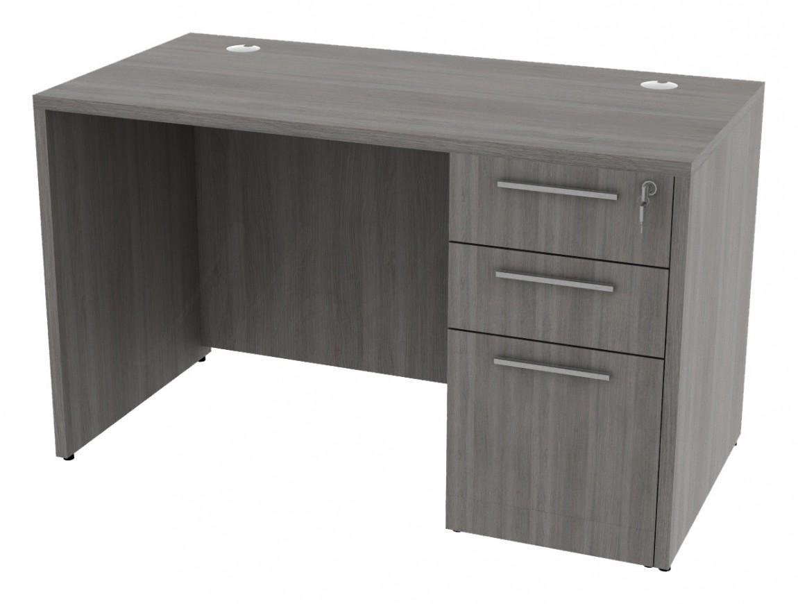 Corp Design Small Laminate Office Desk with Drawers - Image 3