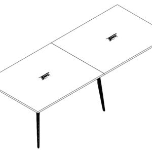 Friant Conference & Training Table Typicals – 4′ x 10′, 4′ x 12′ and More installed
