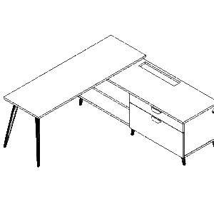 Friant Dash Private Office Desk Layouts (56 Typicals) installed