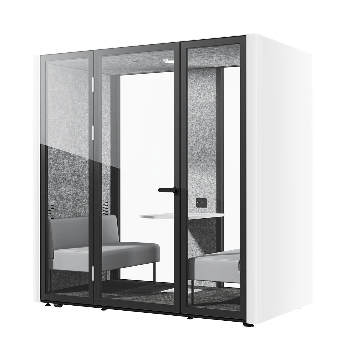 Friant ReddiSpace WeTime 4-Person Meeting Pod Plus installed